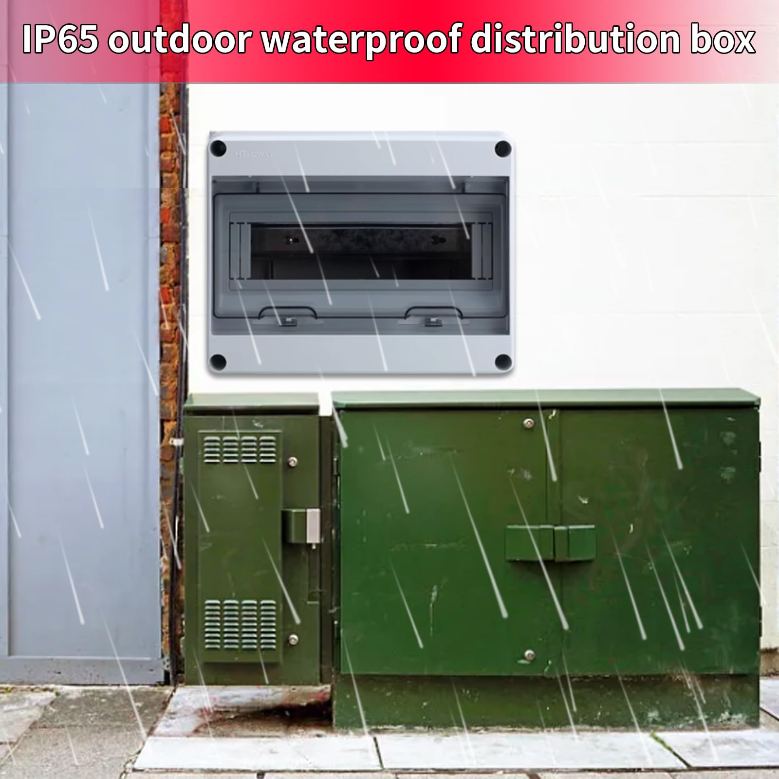 Box 36 Pokemon Scatola Porta Interruttori Magnetotermici CASSETTA DI SICUREZZA Spazio Umido Scatola Di Distribuzione Quadro Elettrico 12 Moduli Distributore Di Carichi F80gc - Foto 4