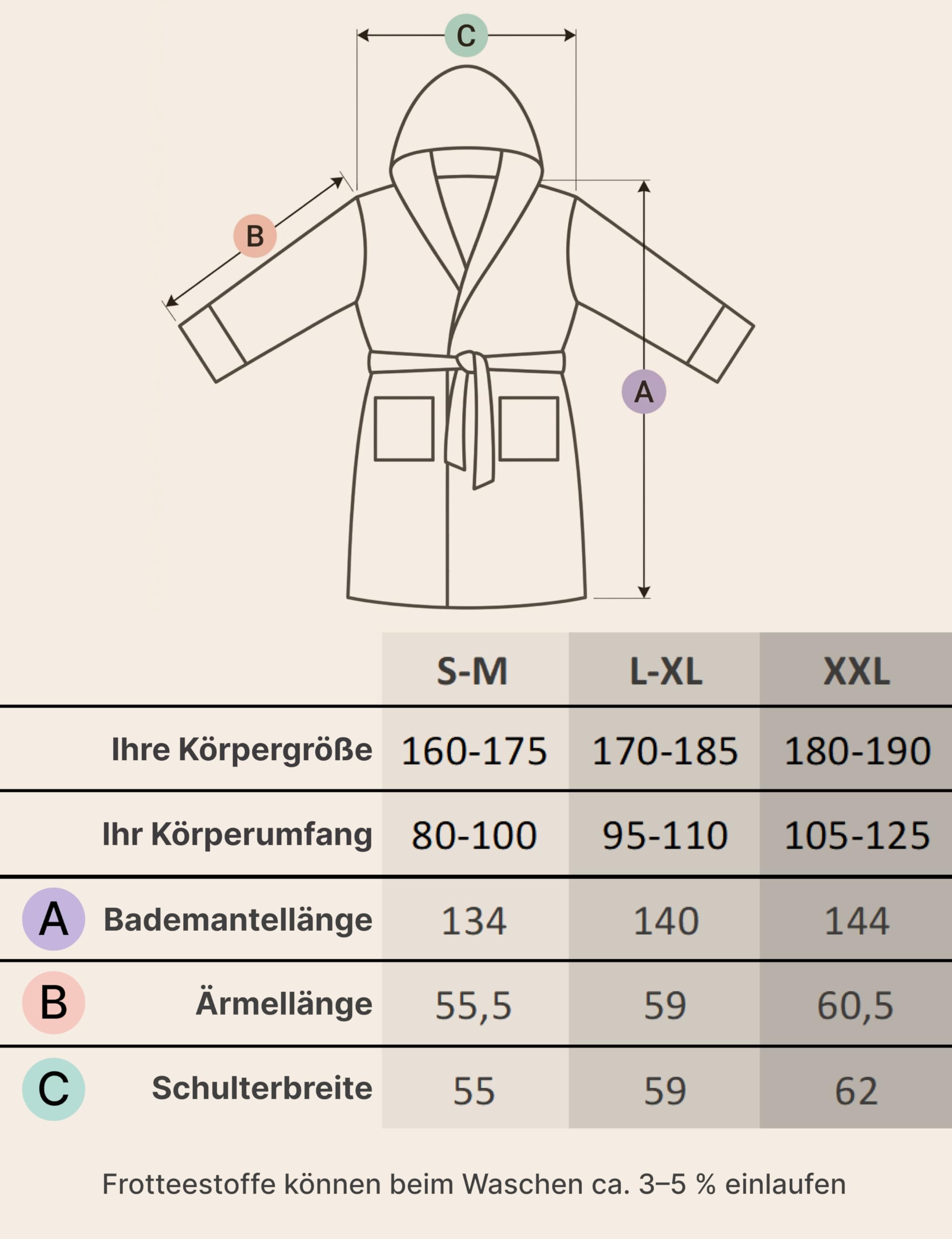Bademantel Damen Extra Lang mit Kapuze – 100% Baumwolle Frottee 380 g/m² – Saunamantel Damen Lang, Morgenmantel, Hausmantel, knöchellang, dick, flauschig, XS-XXL