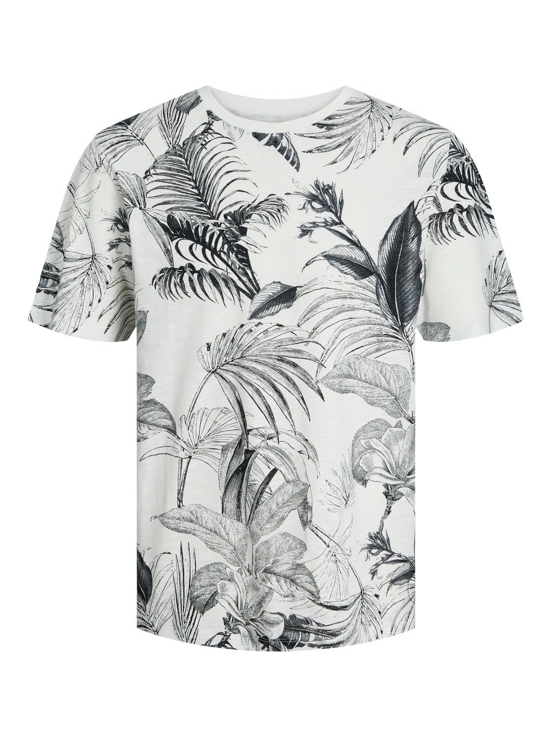 Jack & Jones Men's Cloud Dancer Jjguru Aop Tee Ss O-Neck, S