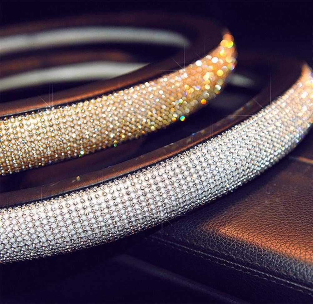 16 in Steering Wheel Cover Bling Truck Steering Wheel Cover Women with 1x Bling Ring Accessories