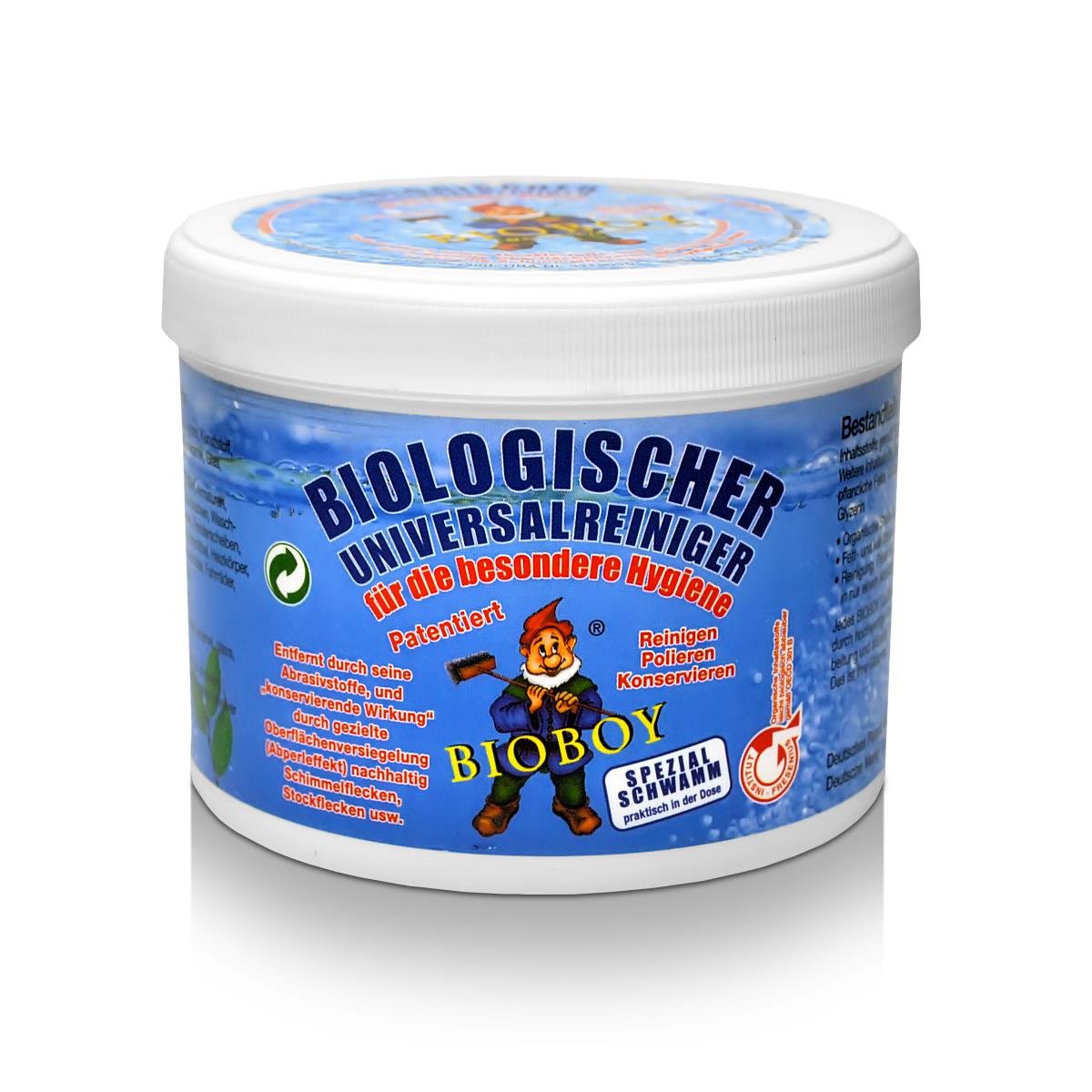 Limpiador universal Bioboy ECOLÓGICA - PERFECTO PARA LA HIGIENE - 500 Gramos Paquete