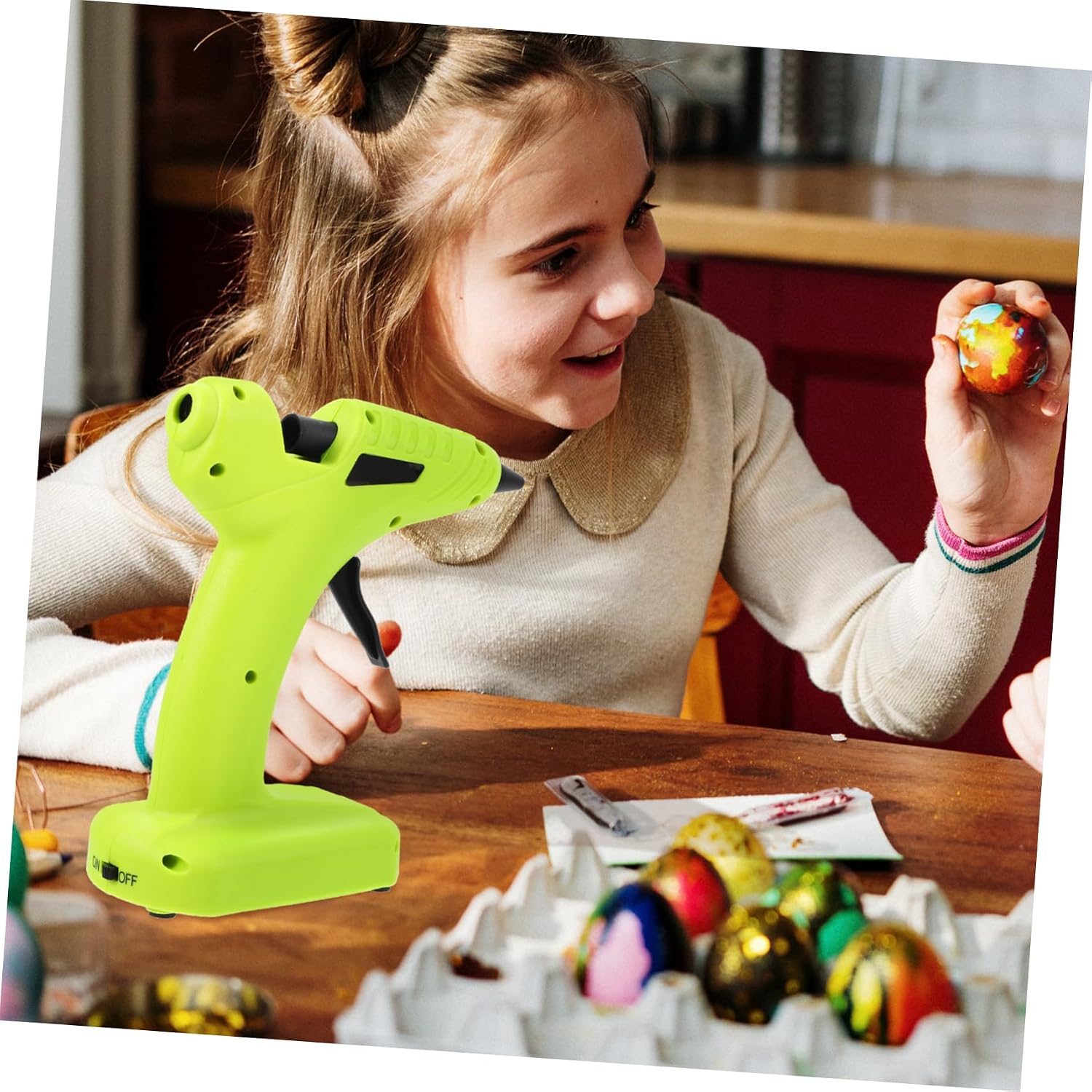 VILLCASE Hot Glue Gun Cordless Glue Gun for Diy Craft Repair Quick Heating Strong Adhesion