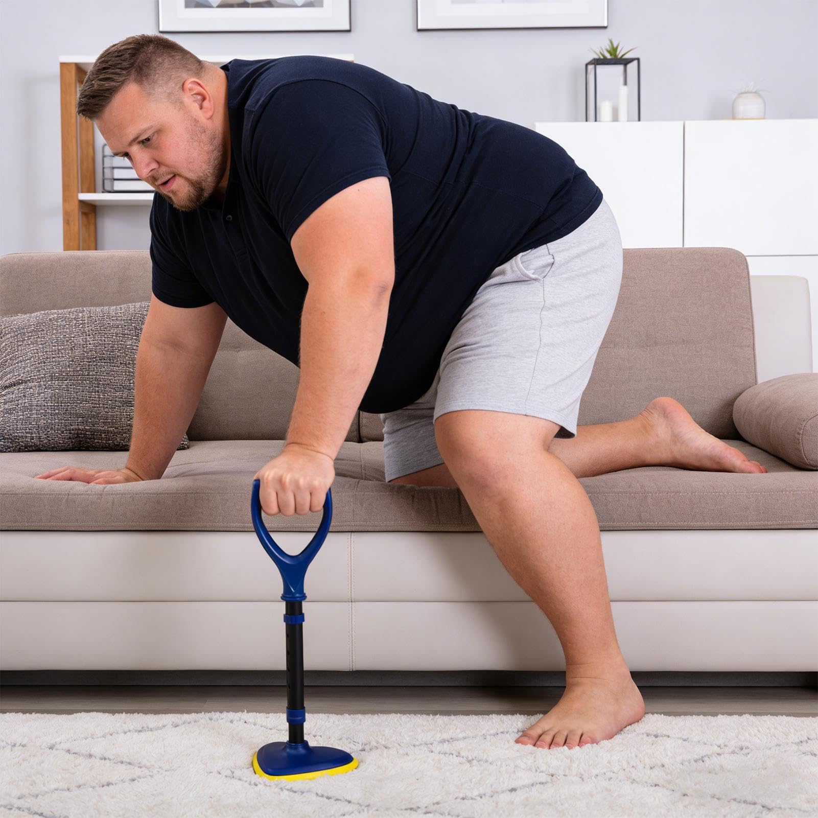 Sollevatore per la stazione eretta Altezza regolabile ergonomica e sicura | Ausili per alzarsi per anziani e disabili Sedersi Camminare Vita quotidiana Casa Ospedale Convalescenza
