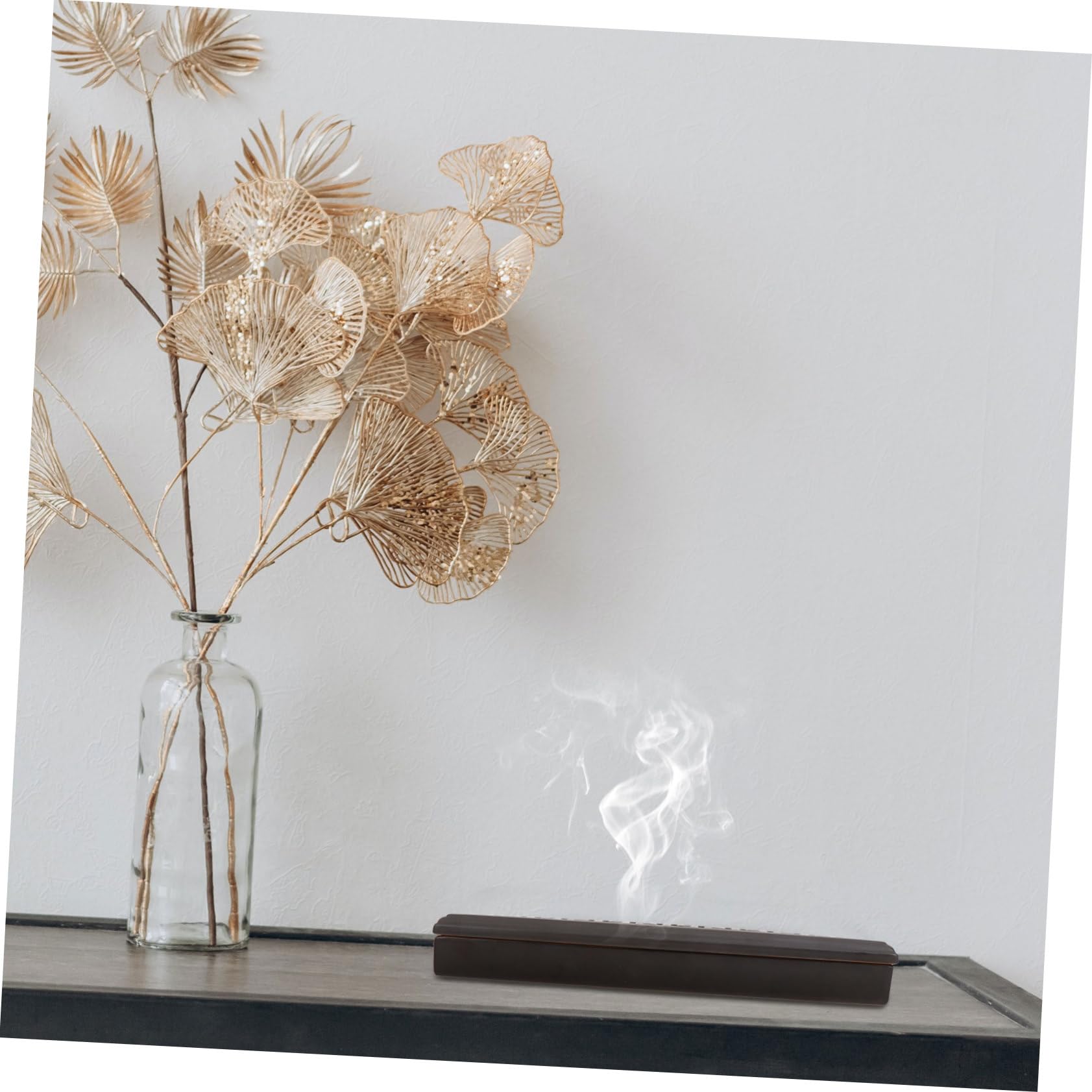 Porta Incienso de cerámica Elegante con decoración para la Cultura del té