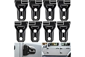 Door Hinge Covers Exterior Trim Decoration for Jeep Wrangler