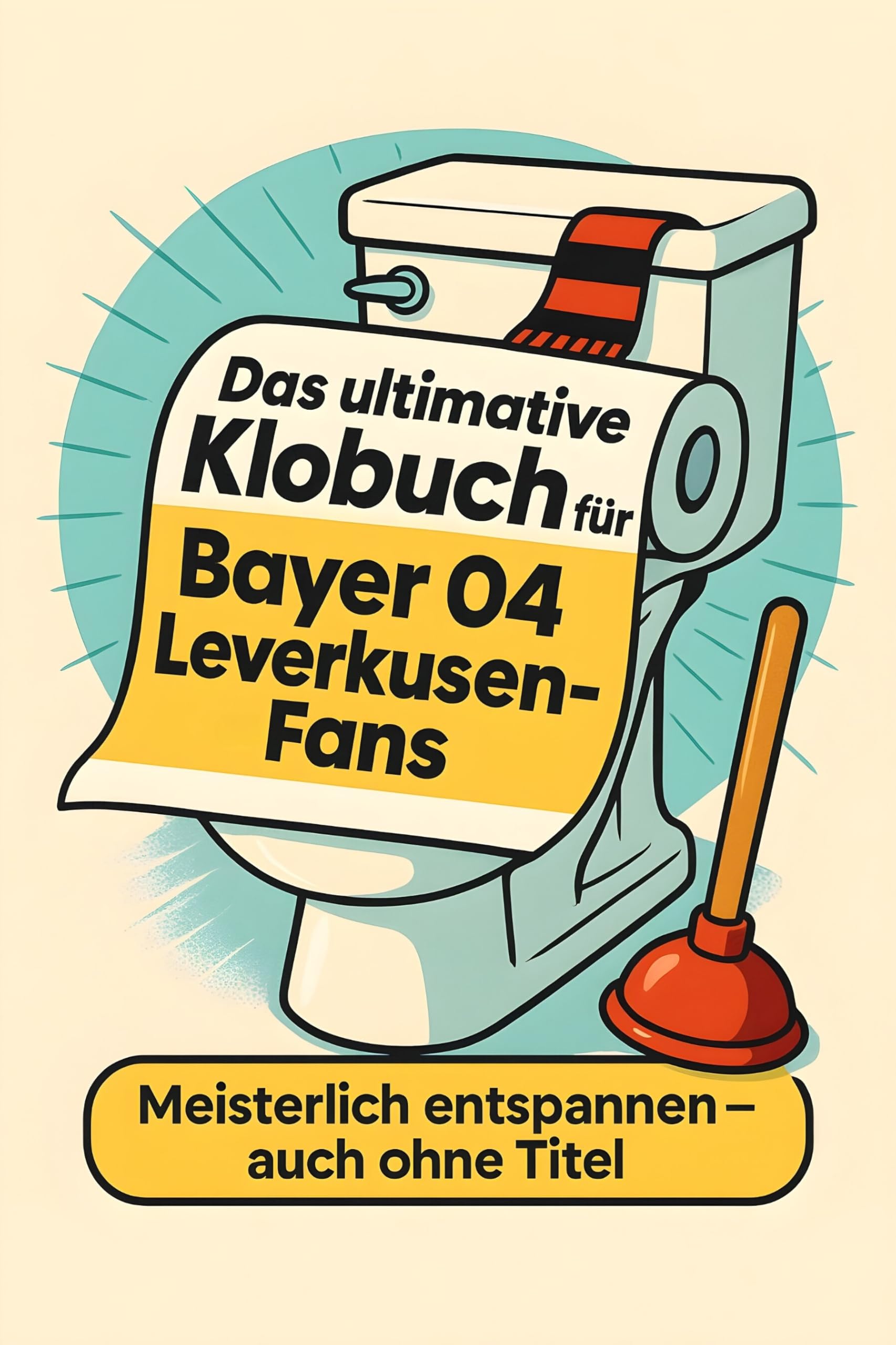 Das ultimative Klobuch für Bayer 04 Leverkusen-Fans: Meisterlich entspannen – auch ohne Titel. Lustiges Geschenk mit Lifehacks, Fun Facts und Geschichten
