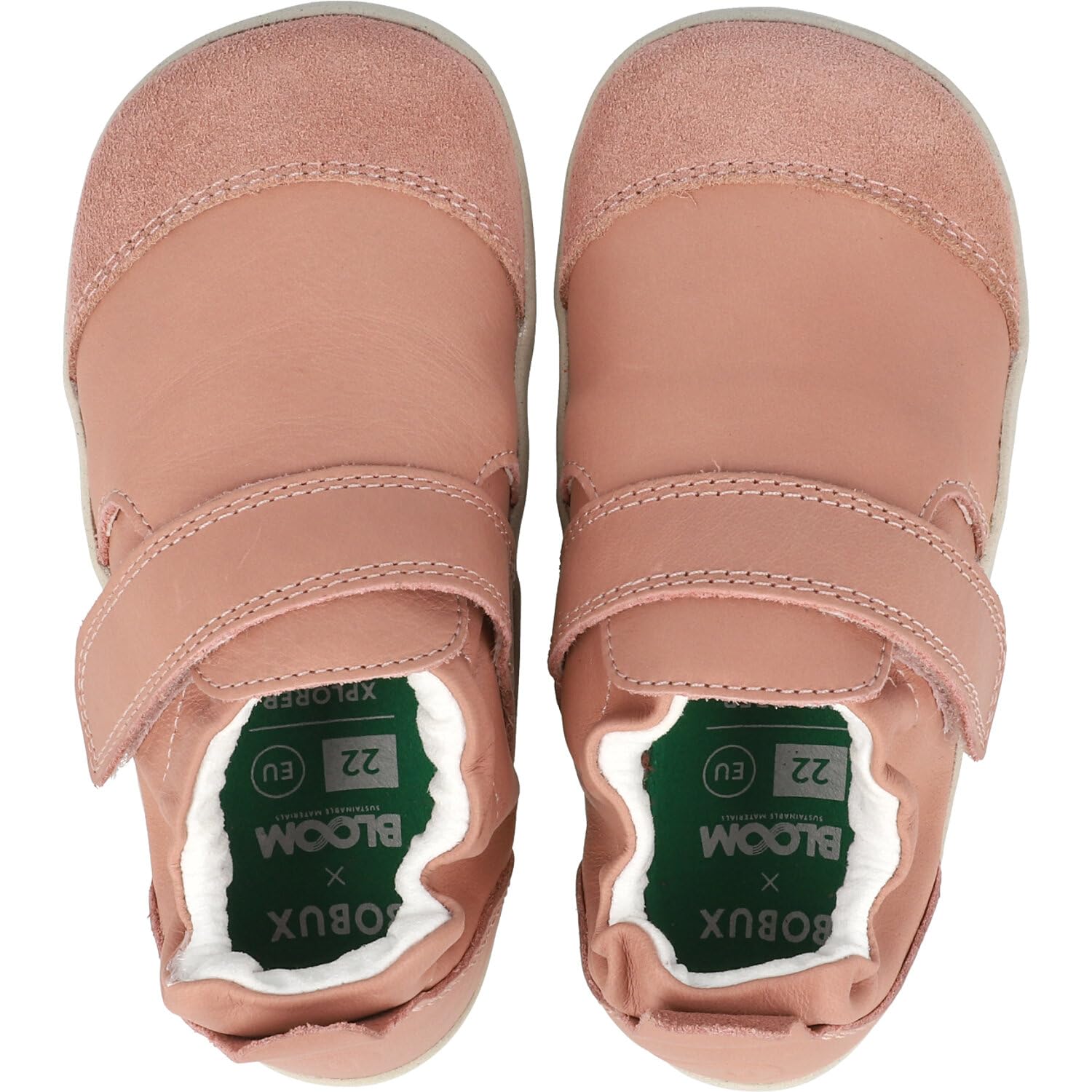 Bobux Step Up Xplorer - Scarpa Primo Passo. in Pelle di Canapa con Suola in Eva (Rose, Sistema Taglie Calzature EU, Bimbo (0-5 Anni), Numero, Media, 21)