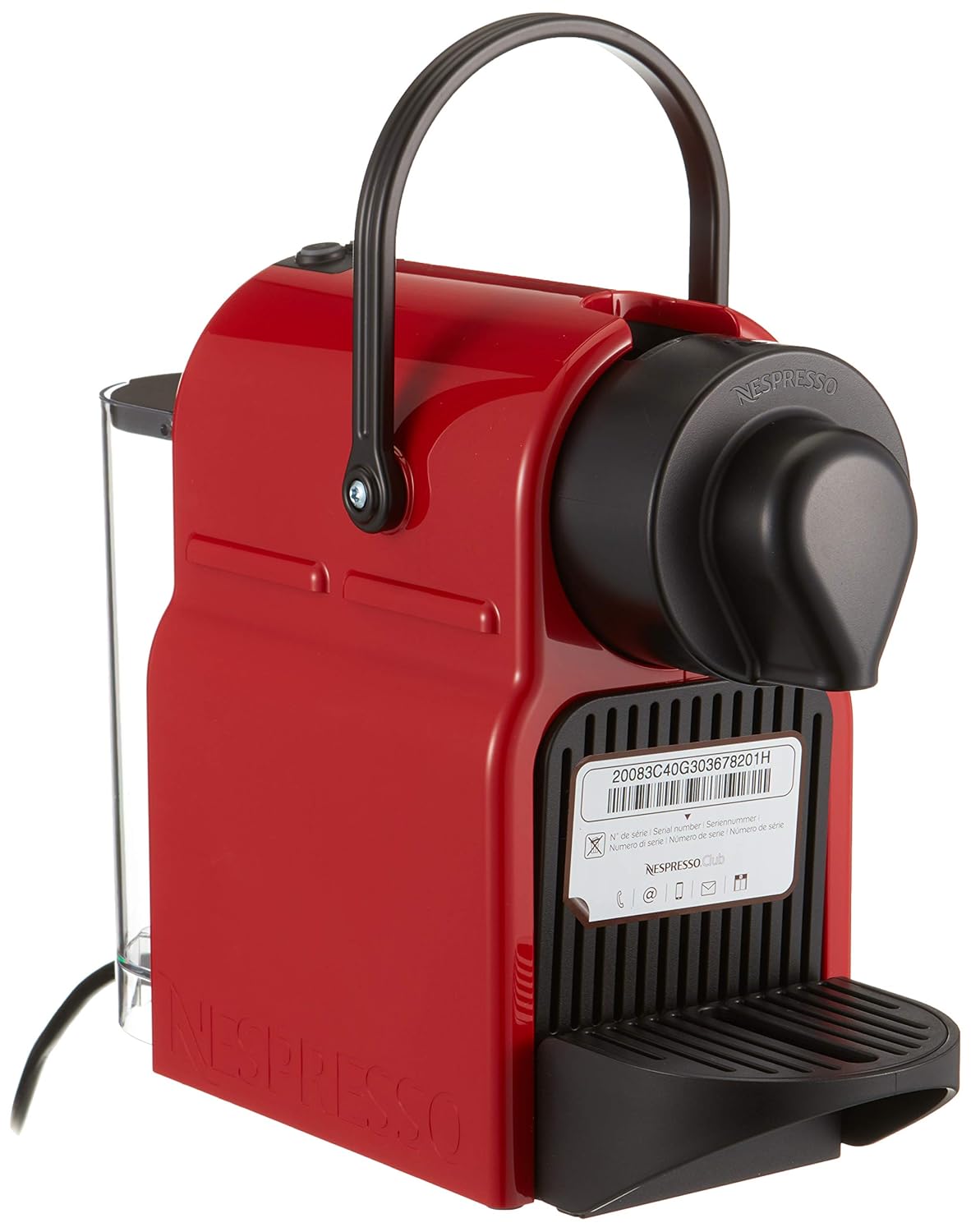 Nespresso C40 Inissia Capsule Coffee Maker, Red Amazon.de Everything