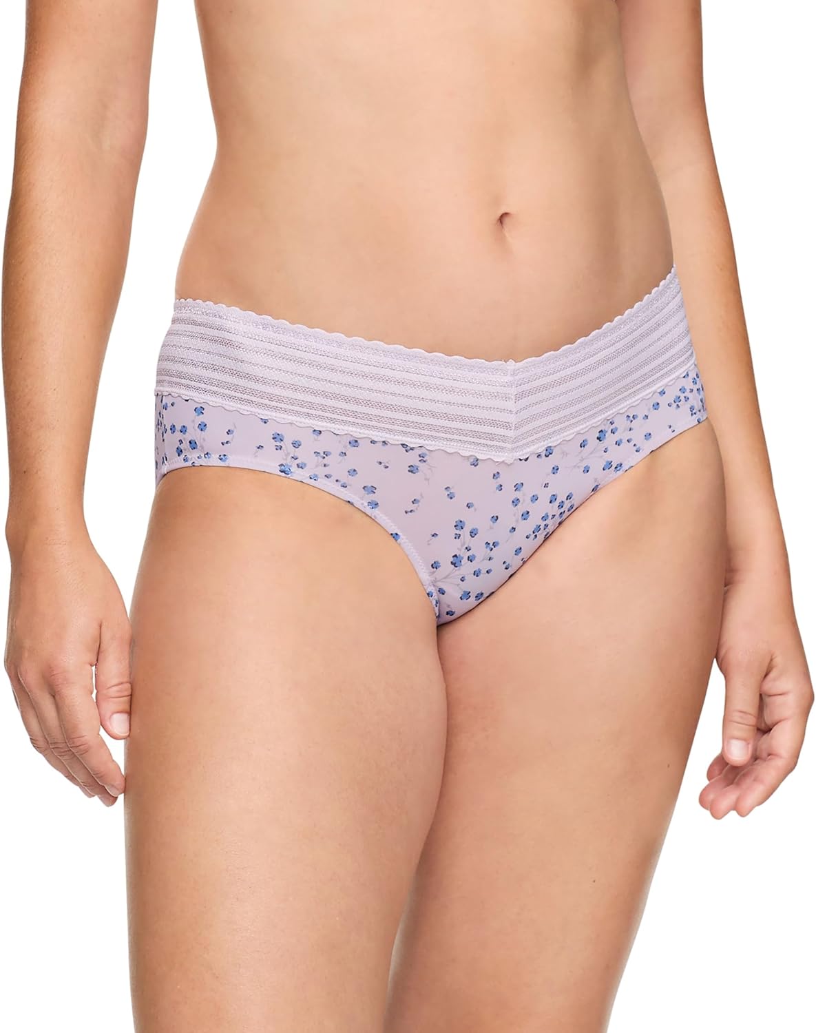 Warners Womens No Pinching, No Problems® Dig-free Comfort Waist With Lace Microfiber Hipster 5609j- Retired Colors