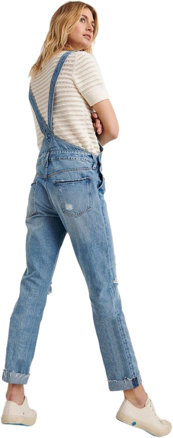 Lucky Brand Women's 7W14428 Boyfriend Overal Jean, Ontario CT (XS)