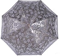 Vista 1 de Orgrimmar Sombrilla de encaje para mujer, protección UV, UPF 50+, ligera y portátil, plegable, color negro