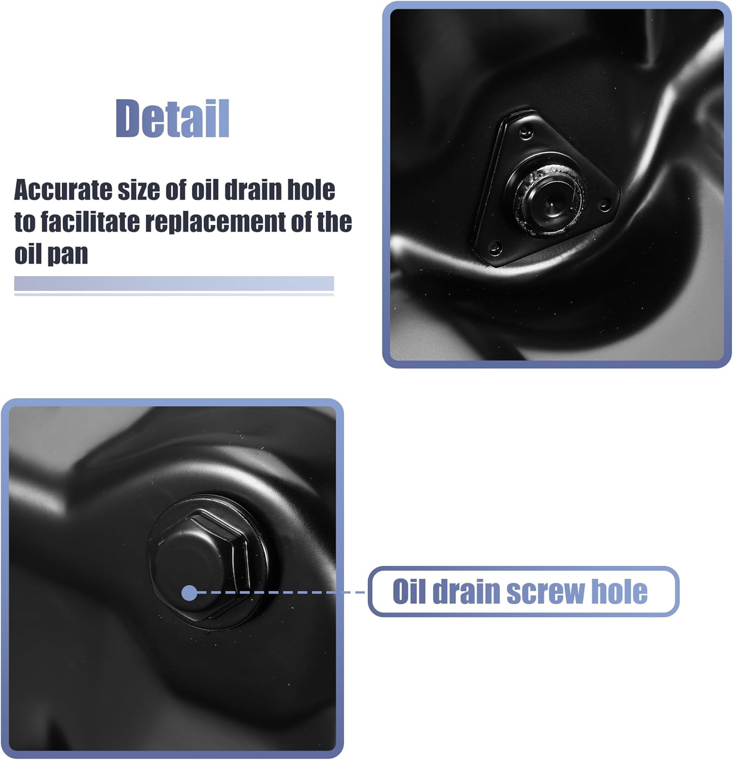 X AUTOHAUX Engine Oil Pan Replacement No.5047566AA for Dodge Dart 2012-2014 for Jeep Cherokee 2014