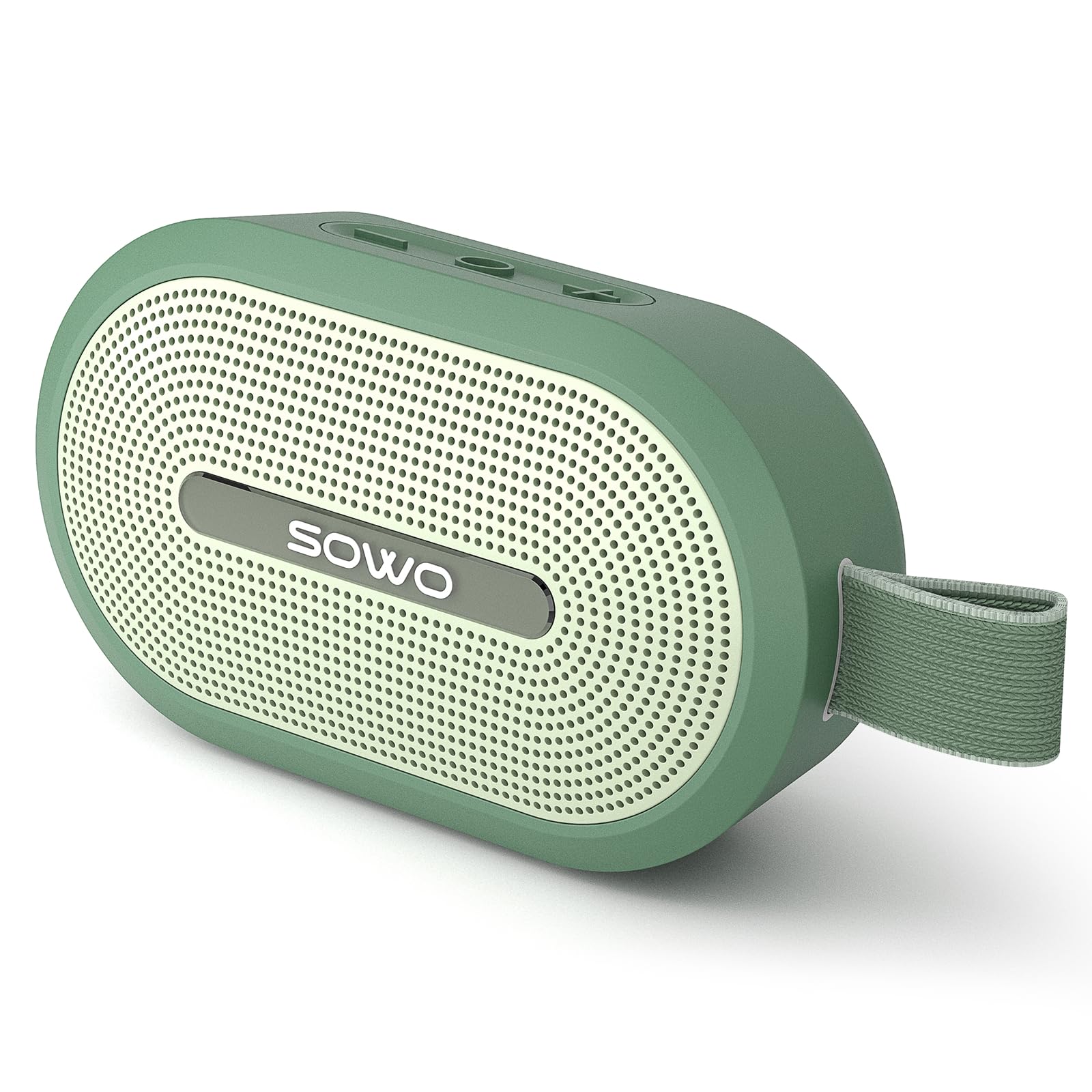 SOWO Wireless Portable Small Speaker, Ultra Magnetic Bluetooth Speaker for Golf Cart, Coverless IP67 Waterproof, 24 H Playtime, Pro Sound, Clip