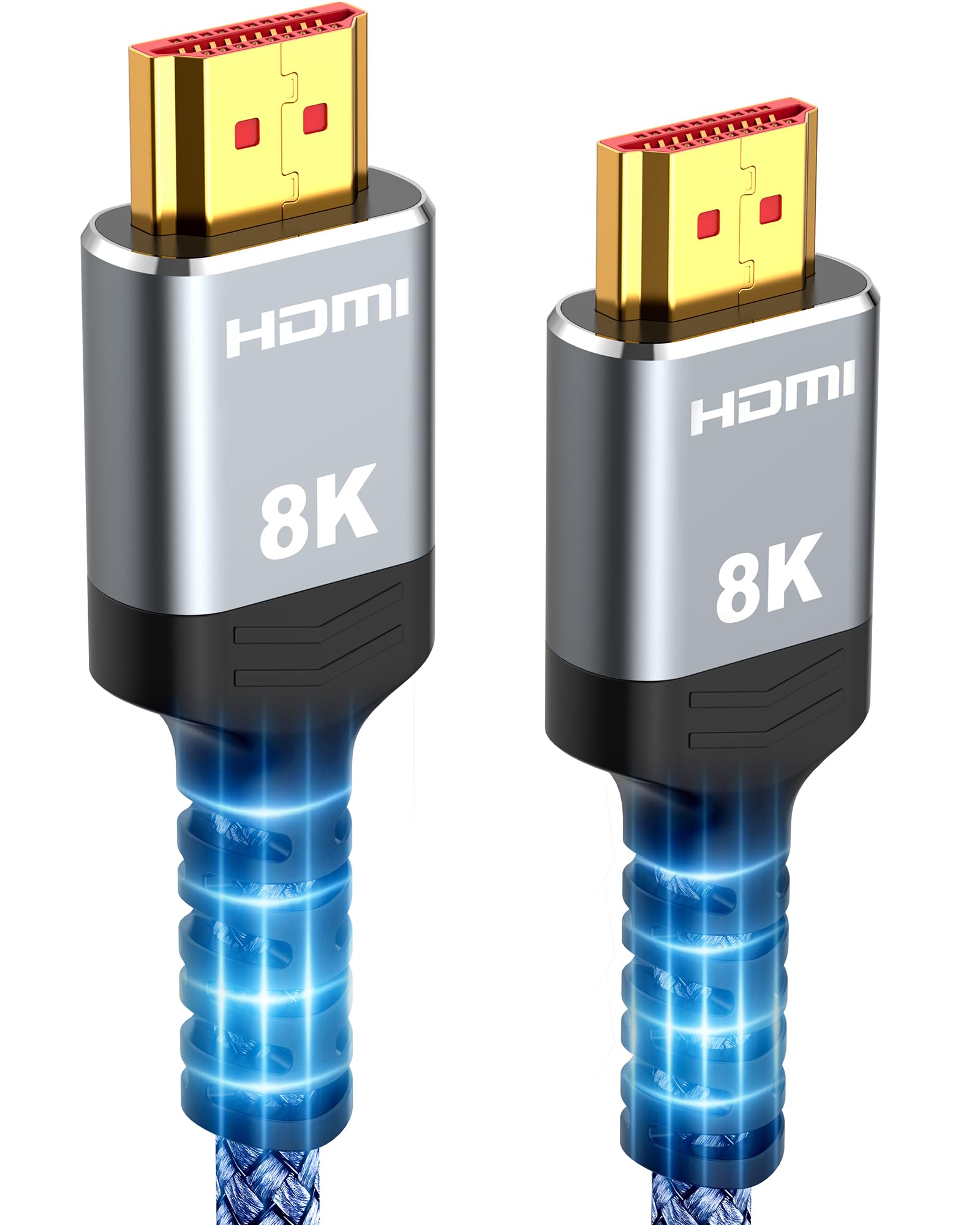 Snowkids 8K HDMI Cable 6.6ft 2.1, Ultra High Speed 48Gbps HDMI