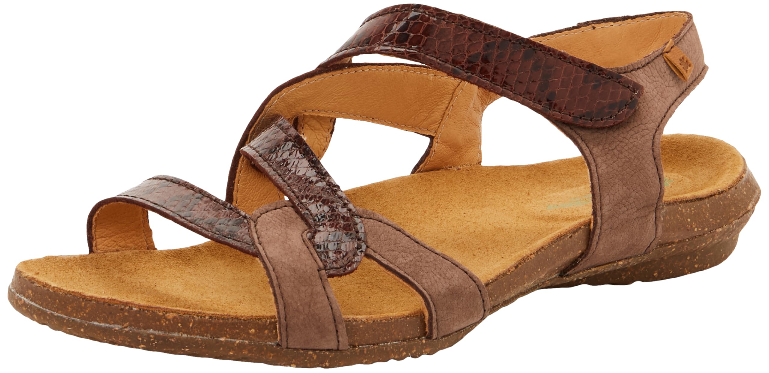 El Naturalista Women's N5079s Wakataua Flat Sandal, Brown Choco, 42 EU Ancho