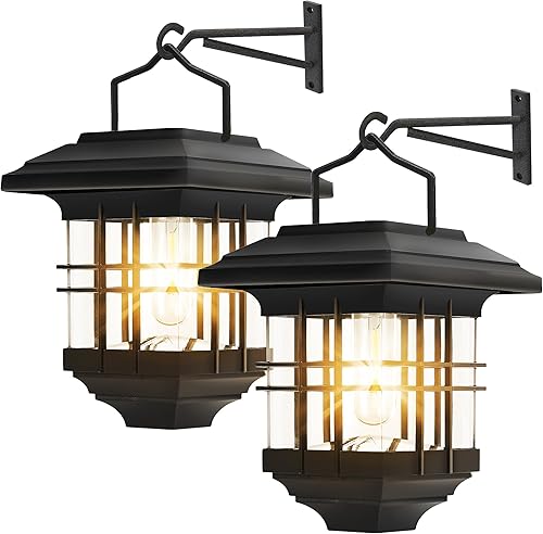 Miniatura 1 de Farol solar colgante para exteriores, luces solares para exteriores, impermeables, faroles solares para exteriores, luces solares antioxidantes con