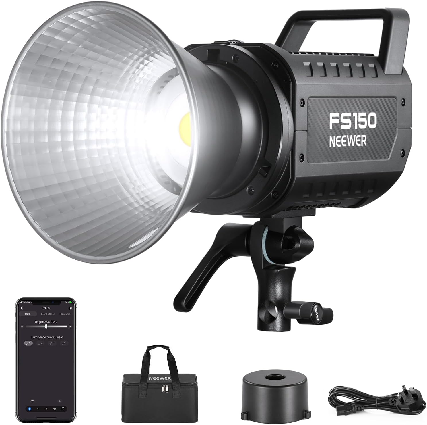 FS150 LED Video Light 2.4G/APP Control