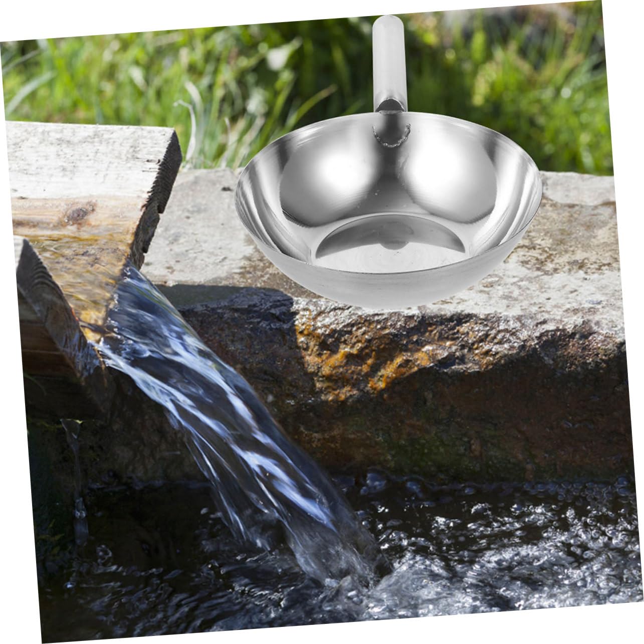 ABOOFAN Suppenkelle Robustes Küchenzubehör Edelstahl und Dicker Konstruktion mit Langem Griff Multifunktionale Wasserkelle für Zuhause für Haushalt und Küche