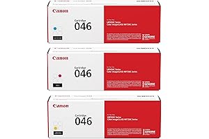 Canon CRG-046 3-Color Cyan, Magenta and Yellow Toner Cartridge Set