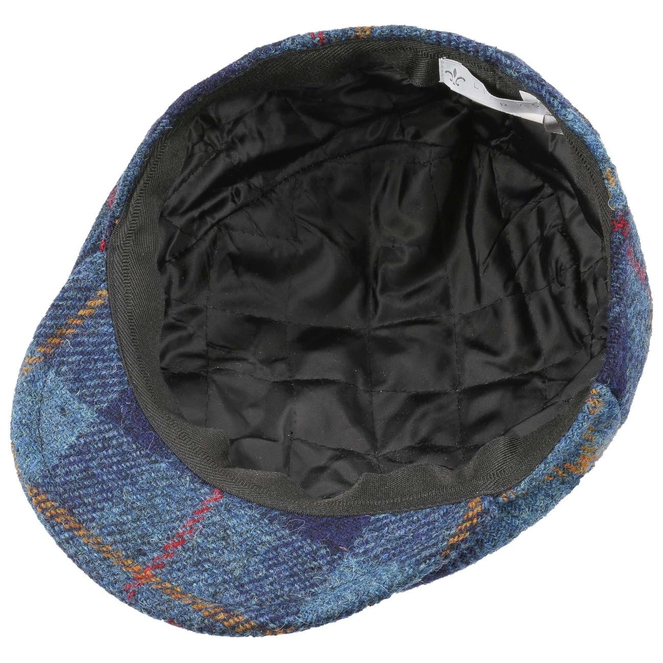 LIERYS Capri Harris Tweed Flatcap Schirmmütze Herren Handmade in Italy Herbst Winter