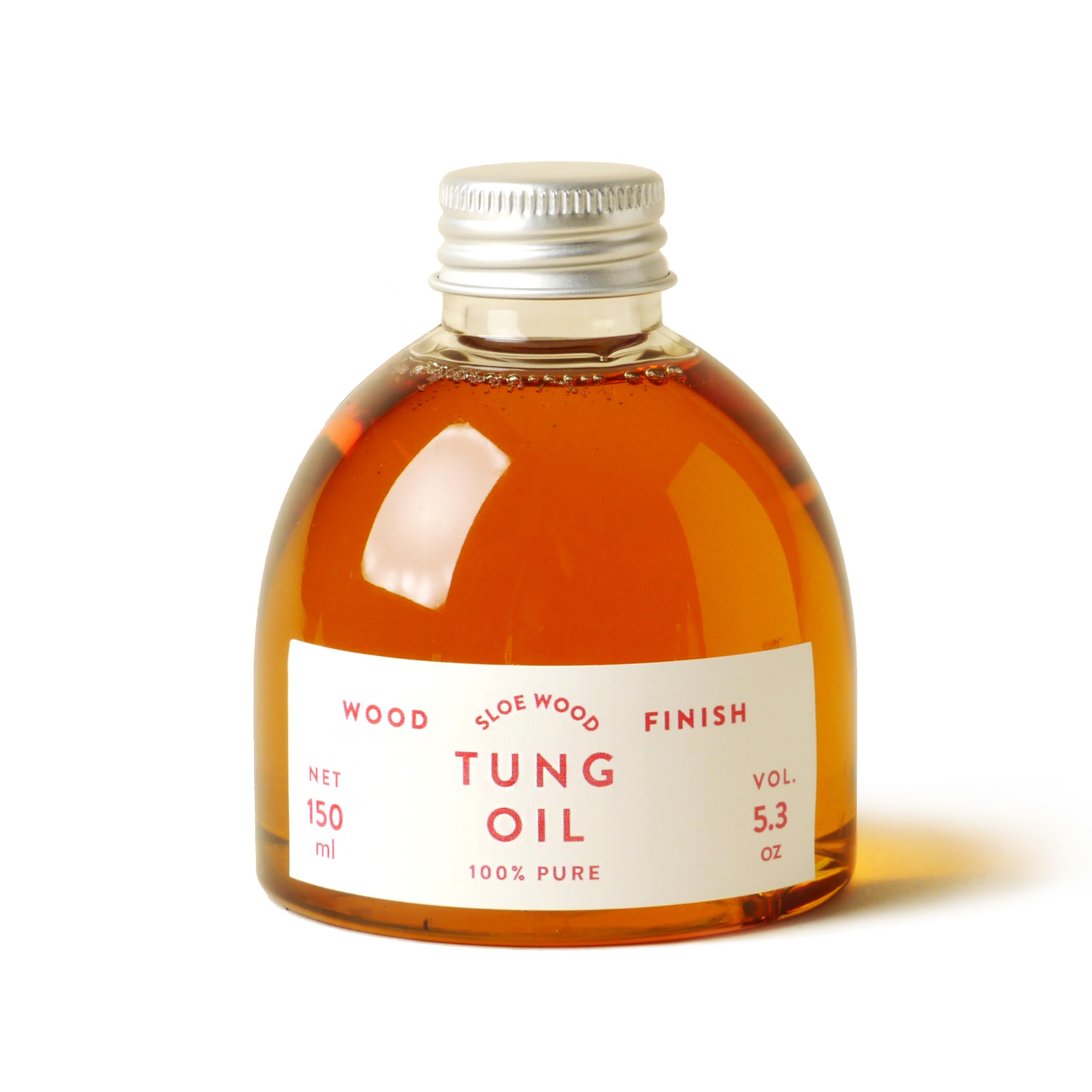 Sloe Wood Clear Pure Tung Oil - Premium Natural Wood Sealer For Beautiful Wood Finishes & Traditional Woodwork | Waterproof, Food-Safe - Interior, Furniture, Outdoor 250Ml, 500Ml (, 150Ml)