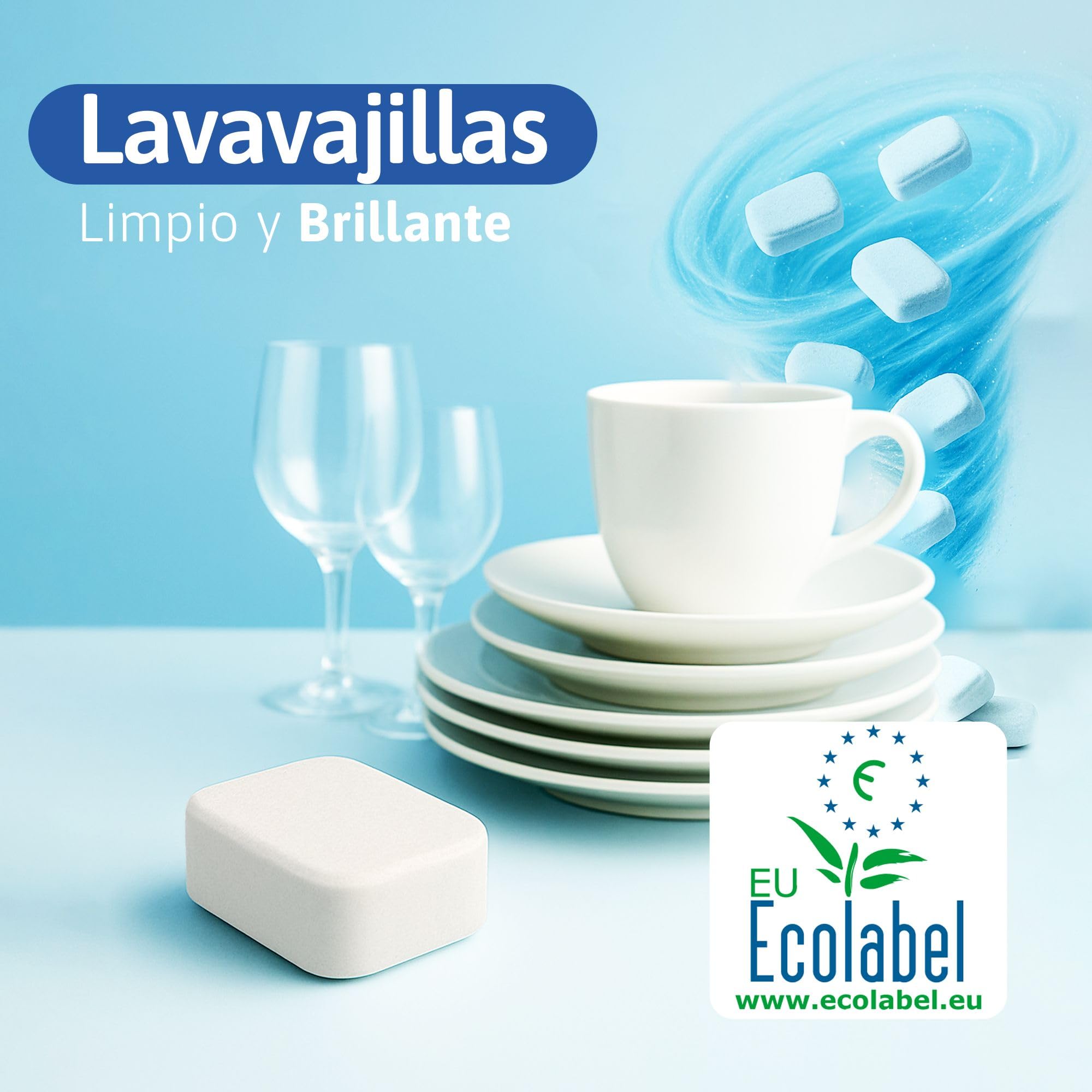 Natulim Pastillas de Lavavajillas 30 Usos - Biodegradables e Hidrosolubles 6 en 1 - Limpieza Profunda, Abrillantador, Función Sal, Protección Cristal, Descalcificador, Efecto Secado Extra