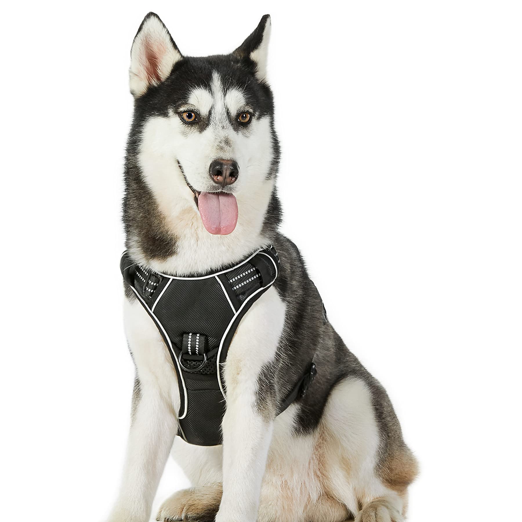 Lesure Dog Harness No Pull for Small Medium Large Dogs - Reflective Adjustable Dog Vest Harness with Handle for Easy Walk