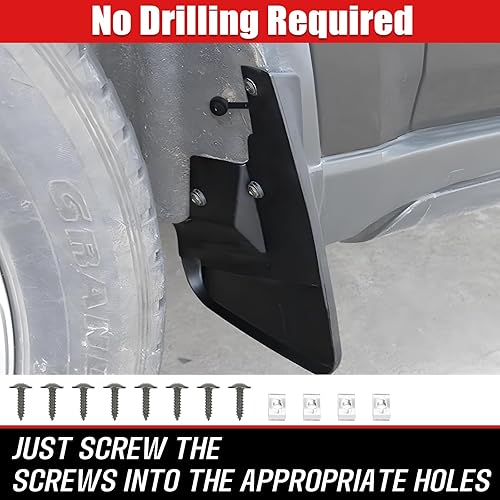 Miniatura 6 de LINKCRO Guardabarros Compatibles con Jeep Grand Cherokee 2011-2022, Protectores contra Salpicaduras, Protectores de Llantas, Sin Taladro Requerido,