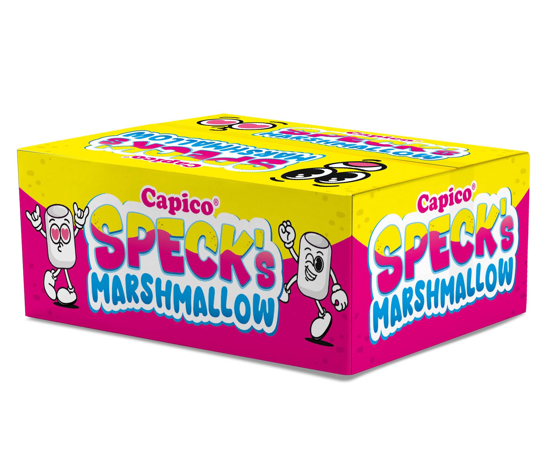 Capico Specks - gezuckerte Marshmellows, Wurfmaterial für Karneval und Fasching 1200 Stück (3600g)
