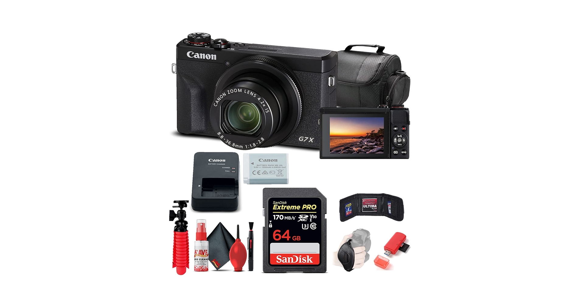 Canon G7X ブラック 本体・付属品付き Canon PowerShot G7 X Mark III Digital Camera BLACK English