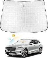 Vista 46 de Parasol para parabrisas para Ford Escape 2020-2025 2026, accesorios gruesos de 6 capas plegables para ventana delantera, protector de visera solar