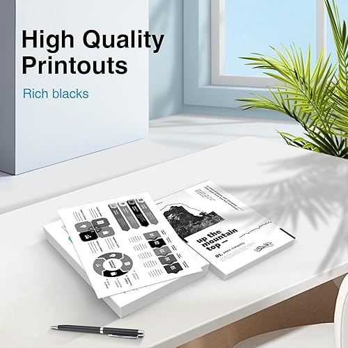 Miniatura 5 de Repuesto de tinta negra 522 compatible para botellas de repuesto de tinta Epson 522, color negro, funciona con Ecotank ET-2800, ET-4800, ET-2400,