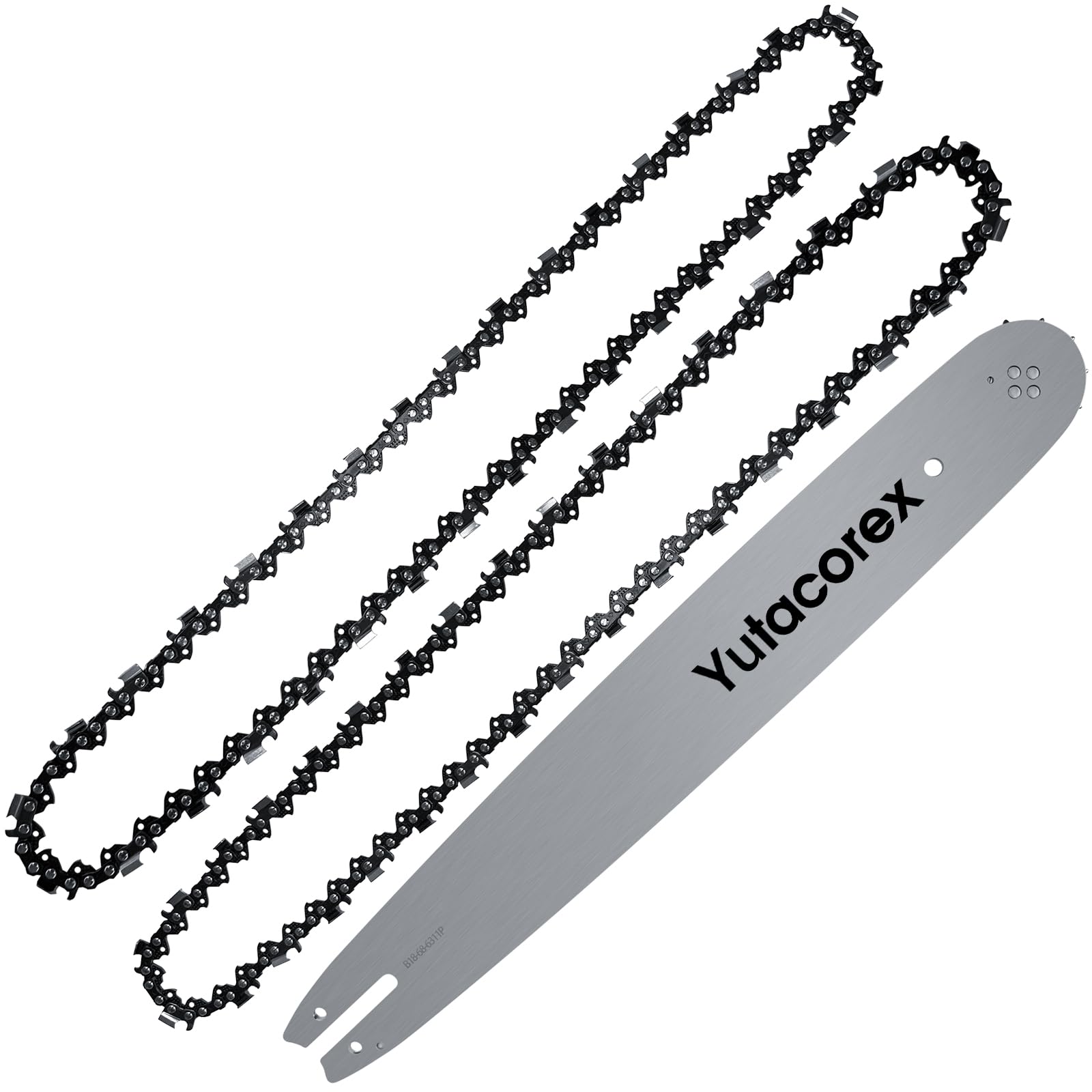 Amazon.co.jp: 18インチのチェーンソーガイドバーとチェーンコンボ 