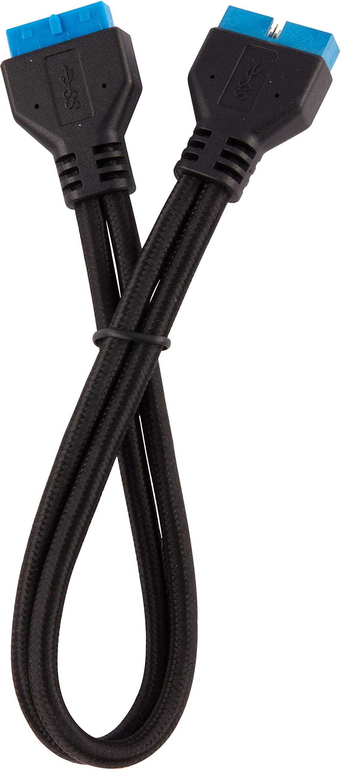 Corsair CC-8900244 Zestaw Przedłużający, Czarny, 30 cm