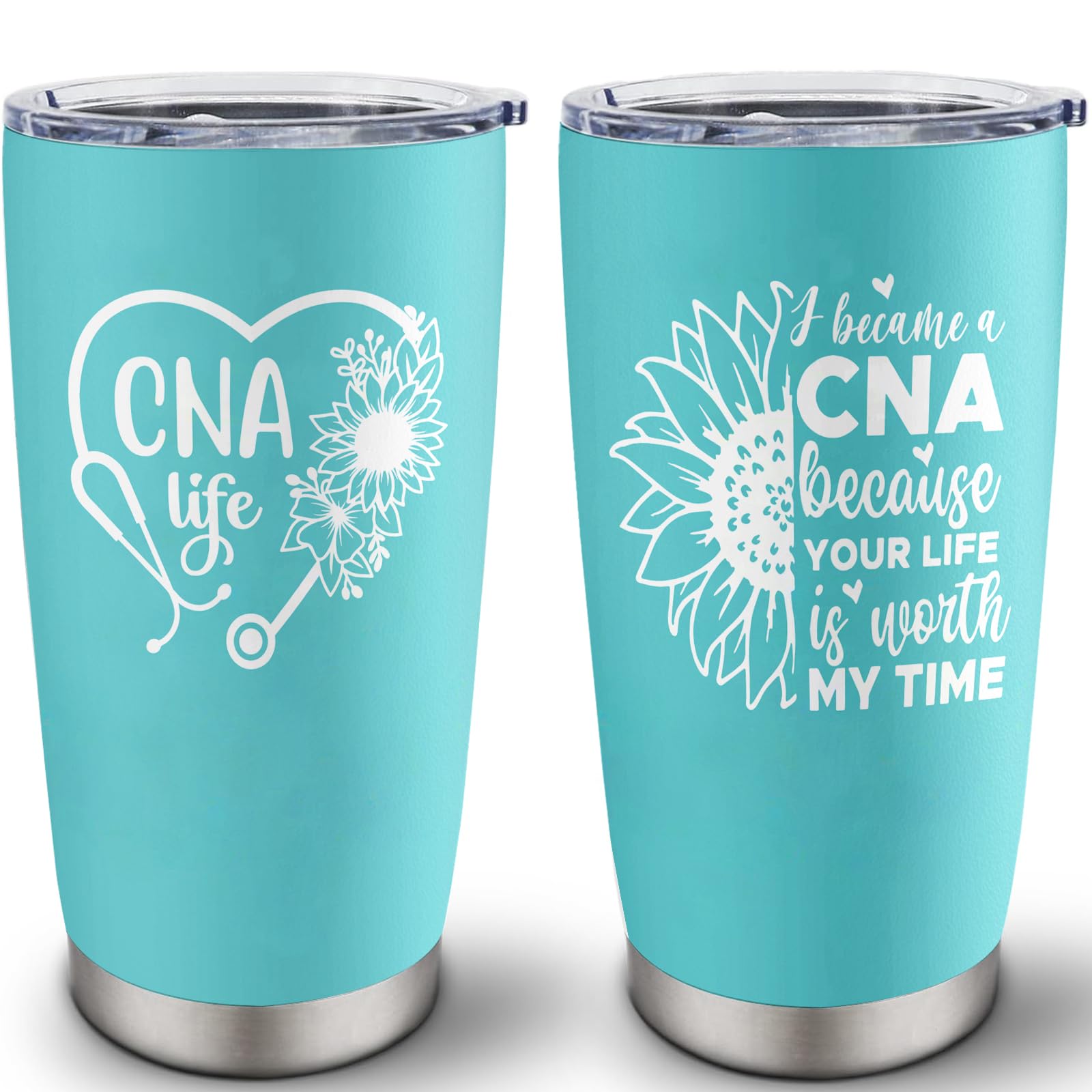 CNA Gifts 20oz Tumbler, CNA Week Gifts for Women, Certified Nursing Assistant Appreciation Gifts, Gifts for CNAs Nurses Workers