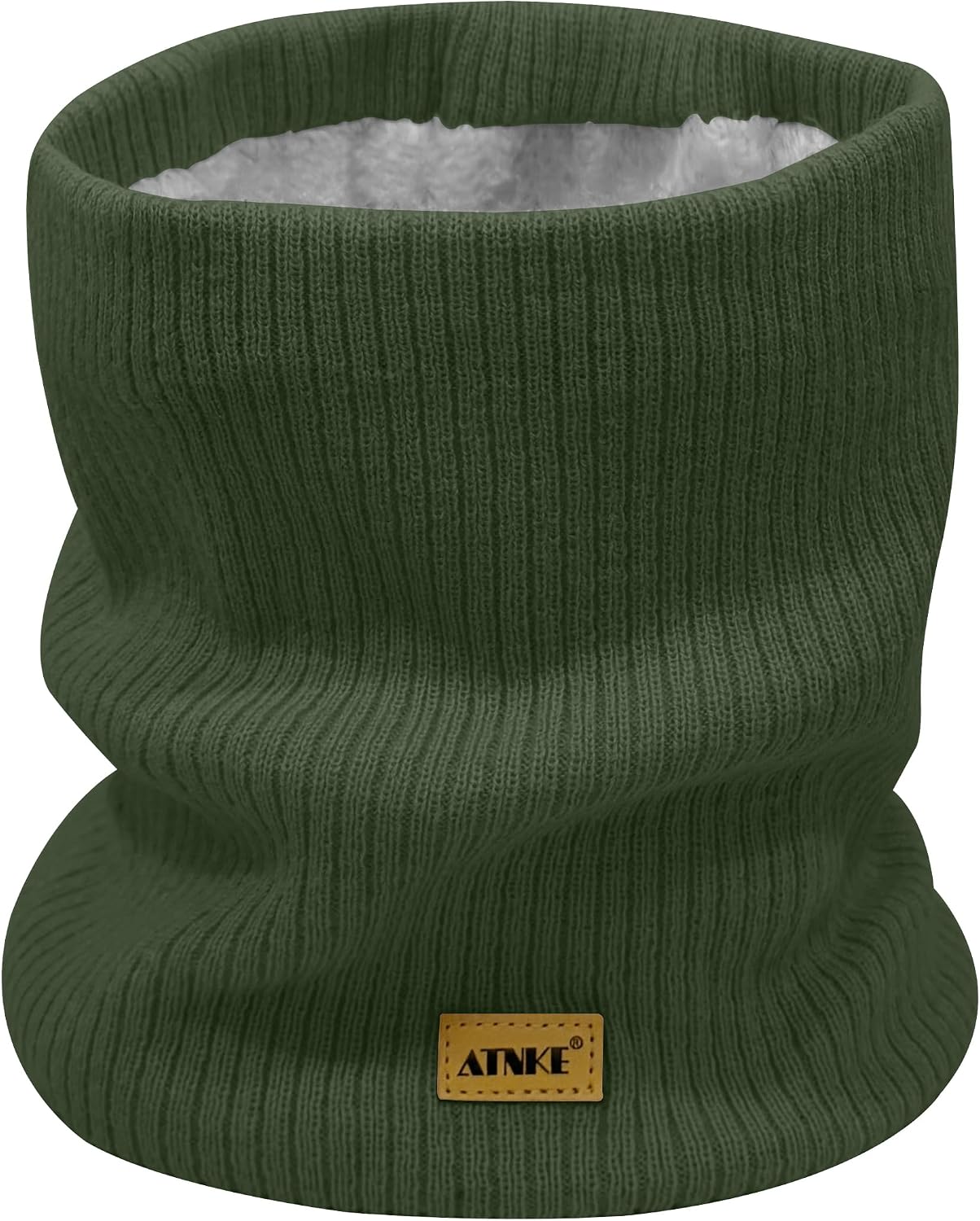 ATNKE Warm Neck Gaiters for Men and Women Double Layer Fleece Lined Thicken Windproof Scarves Dust Winter Ski Mask Scarf