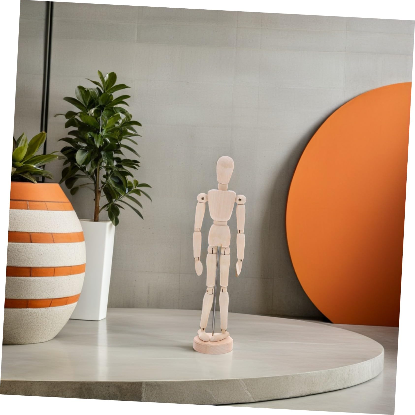 VILLCASE 5 Pièces Mannequin Dessin Articulé avec Support Bonhomme Articulations Précises Modèle Poseable pour Étude et Croquis Artistique