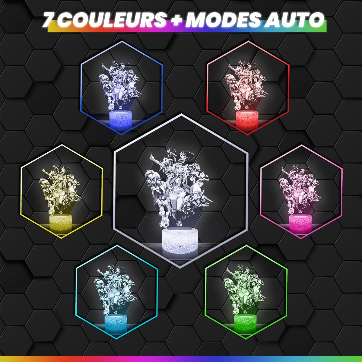 Lampephoto.fr - Lampe 3D Dof us Décoration Chambre Garçon Fille, Gaming, Gamer, Jeux Video, Idée Cadeau Dof us, Idées Cadeaux Décoration Veilleuse LED, Deco Bureau, Idées Cadeaux Ado Original, TOP