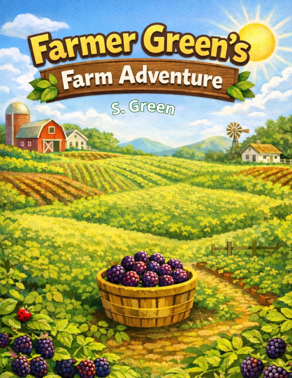 Farmer Green’s Farm Adventure: A Fun Farm Story & Activity Book for Kids