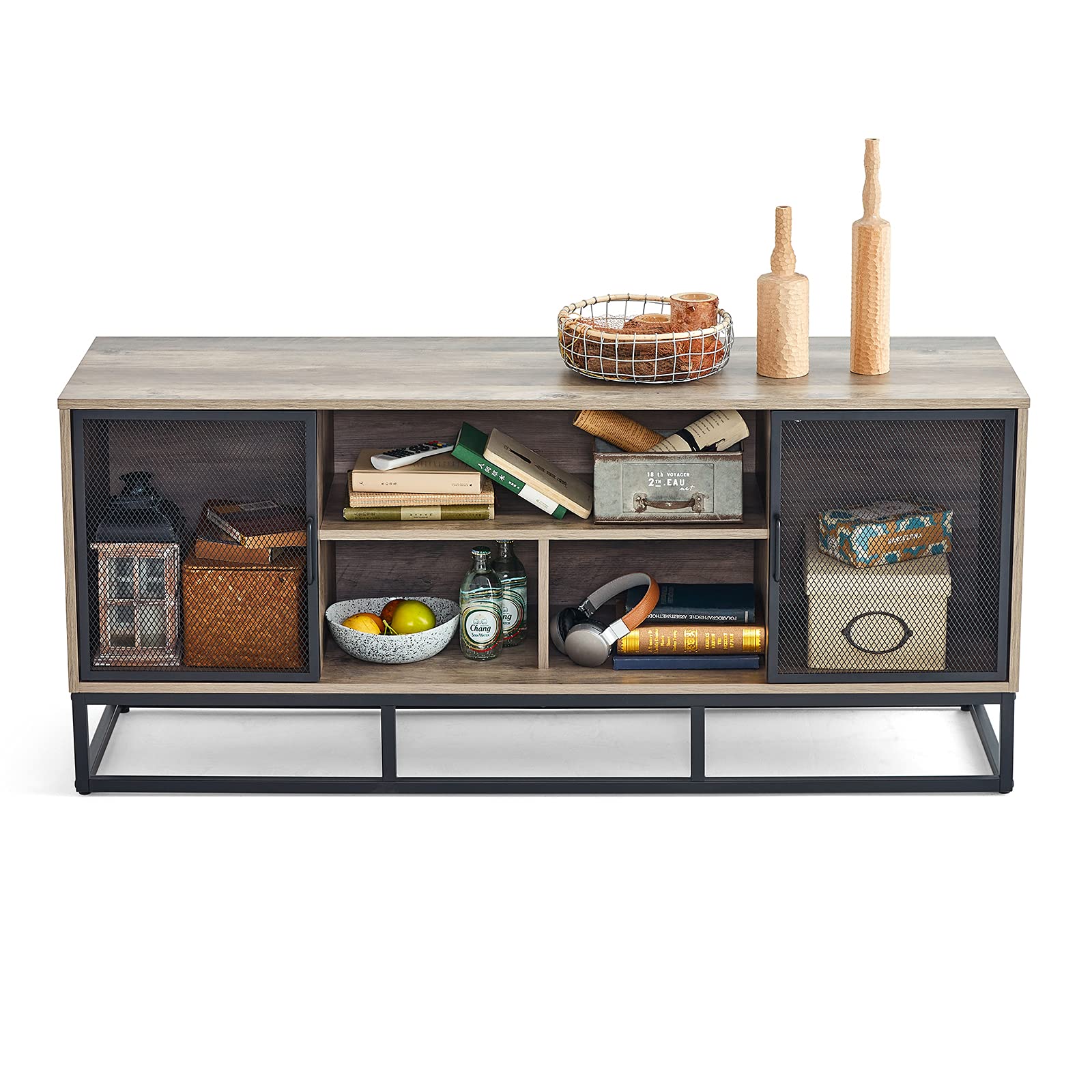 Buy 55 Inch TV Stand,Wood Modern TV Console with Storage