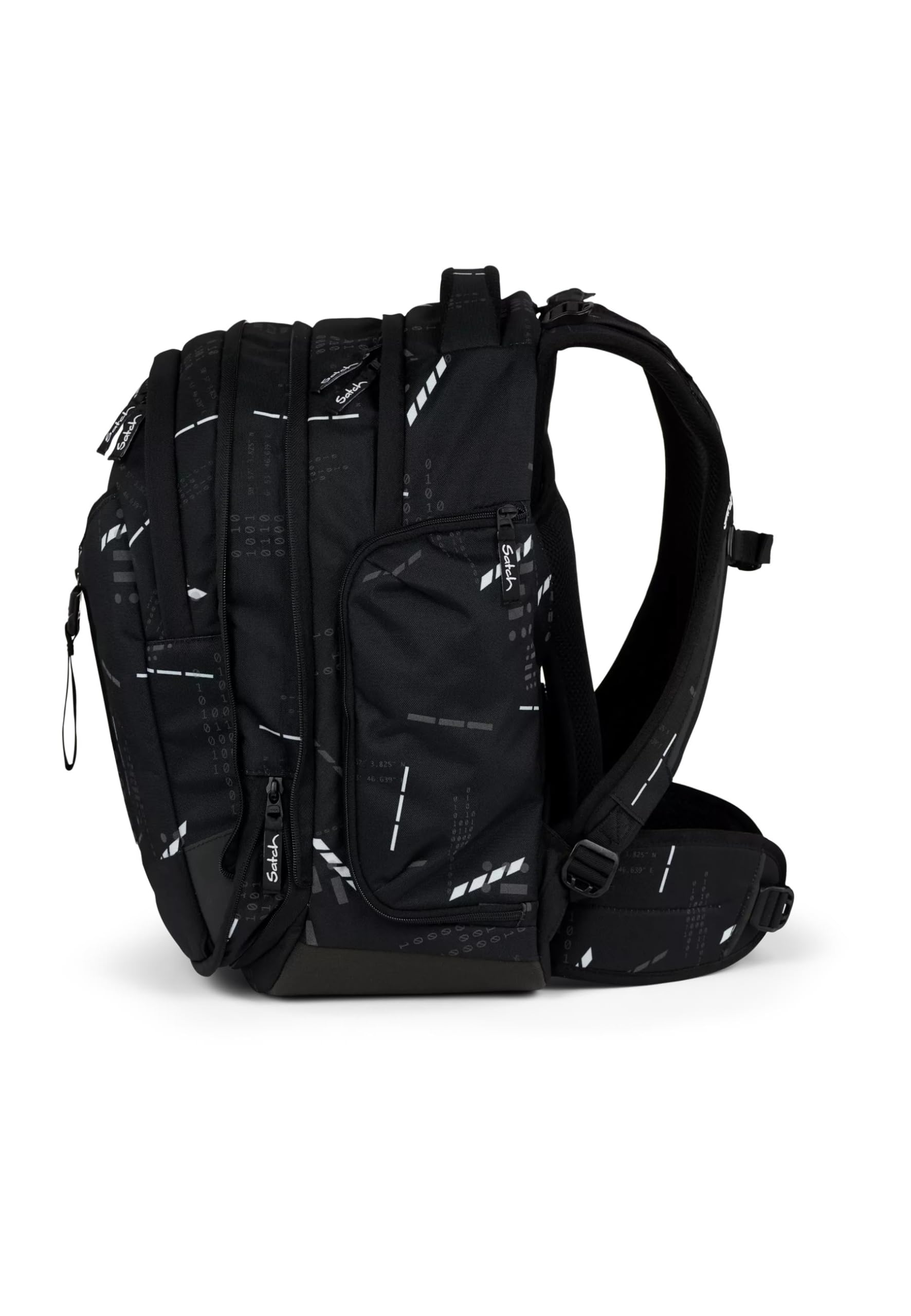 Satch Match Schulrucksack ab 5. Klasse, ergonomisch, erweiterbar auf 35 Liter, standfest, extra Fronttasche