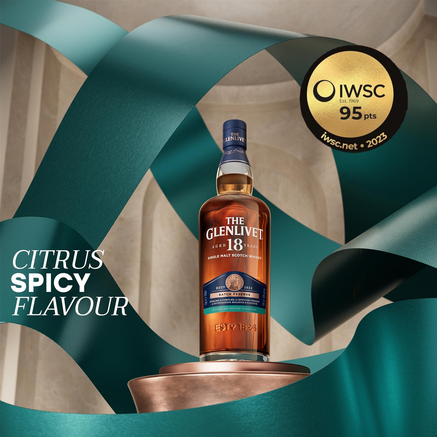 The Glenlivet 18 Year Old Scotch Whisky Bottle, 700ml : Amazon.sg