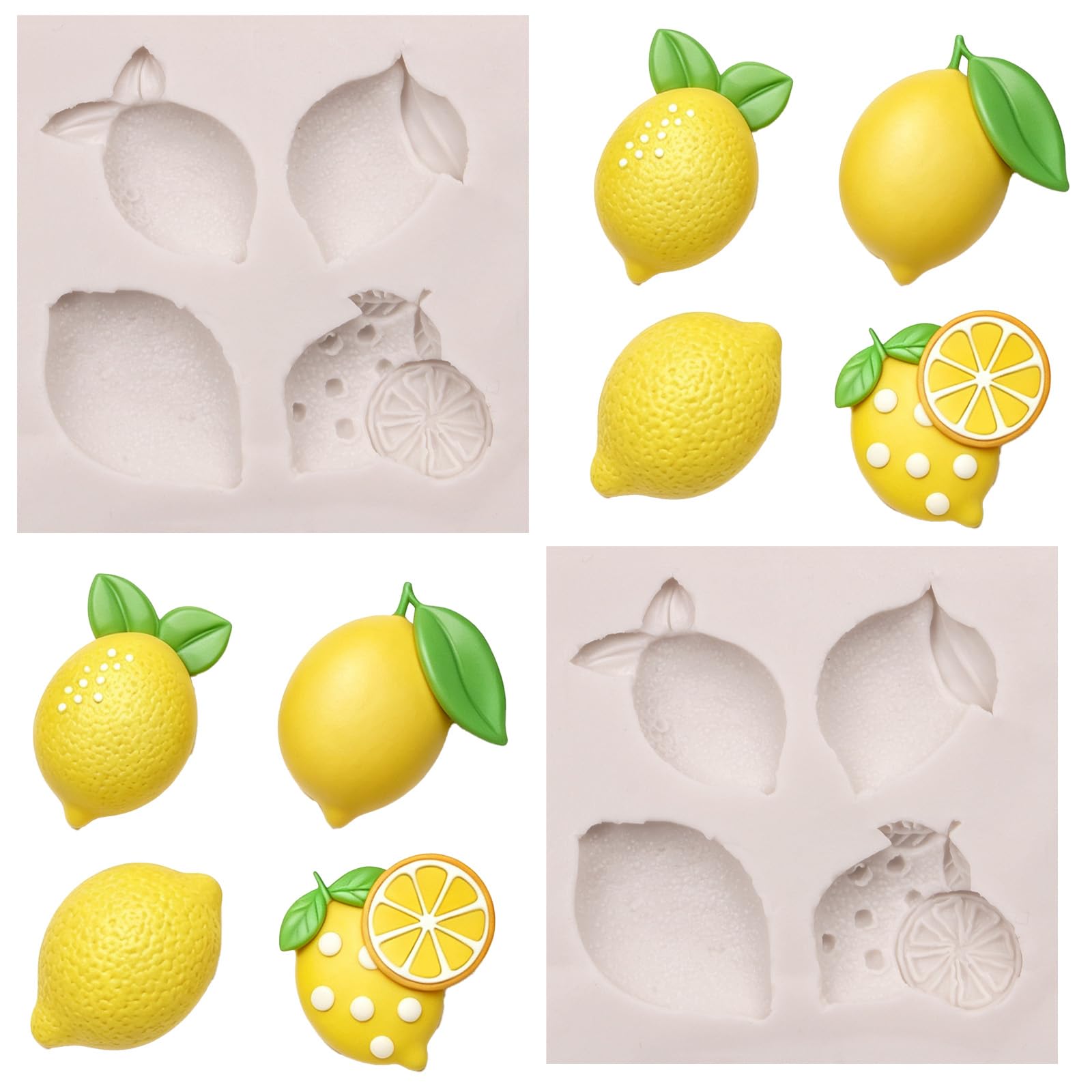 Silikon-Formenset mit Naturmotiven: Elefanten- und Löwenform