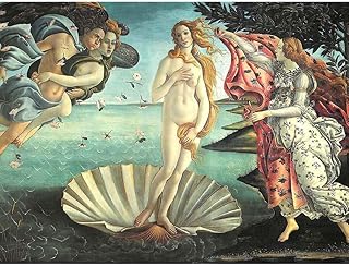 Wee Blue Coo Painting Sea Shell Goddess Birth Venus Botticelli Unframed Wall Art Print Poster Home Decor Premium