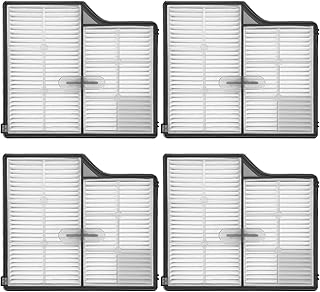 HEPA-Filter für Roborock Saros 10 / G30, Waschbare Ersatzfilter Zubehör für Roboter-Staubsauger, Staubsaugerfilter 4 Stück