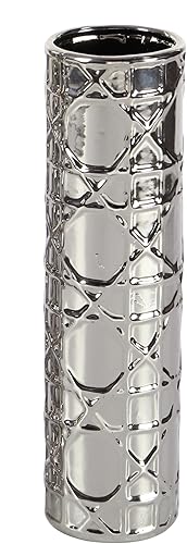 Miniatura 10 de Jarrón de cerámica Deco 79 92551, 3 surtidos, 12 por 3 pulgadas