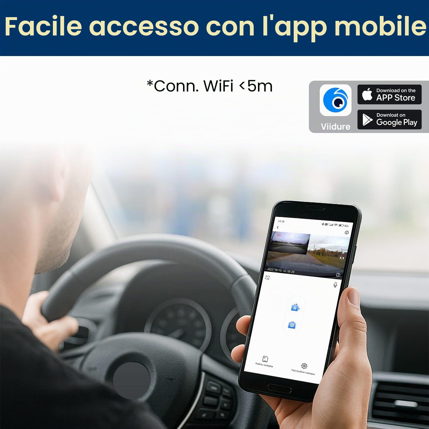 Dash Cam 1080P Wi-Fi per Alfa Romeo Giulia e Stelvio 2017-2024, sensore G, stile OEM, telecamera anteriore, scheda da 64 GB, DVR per auto