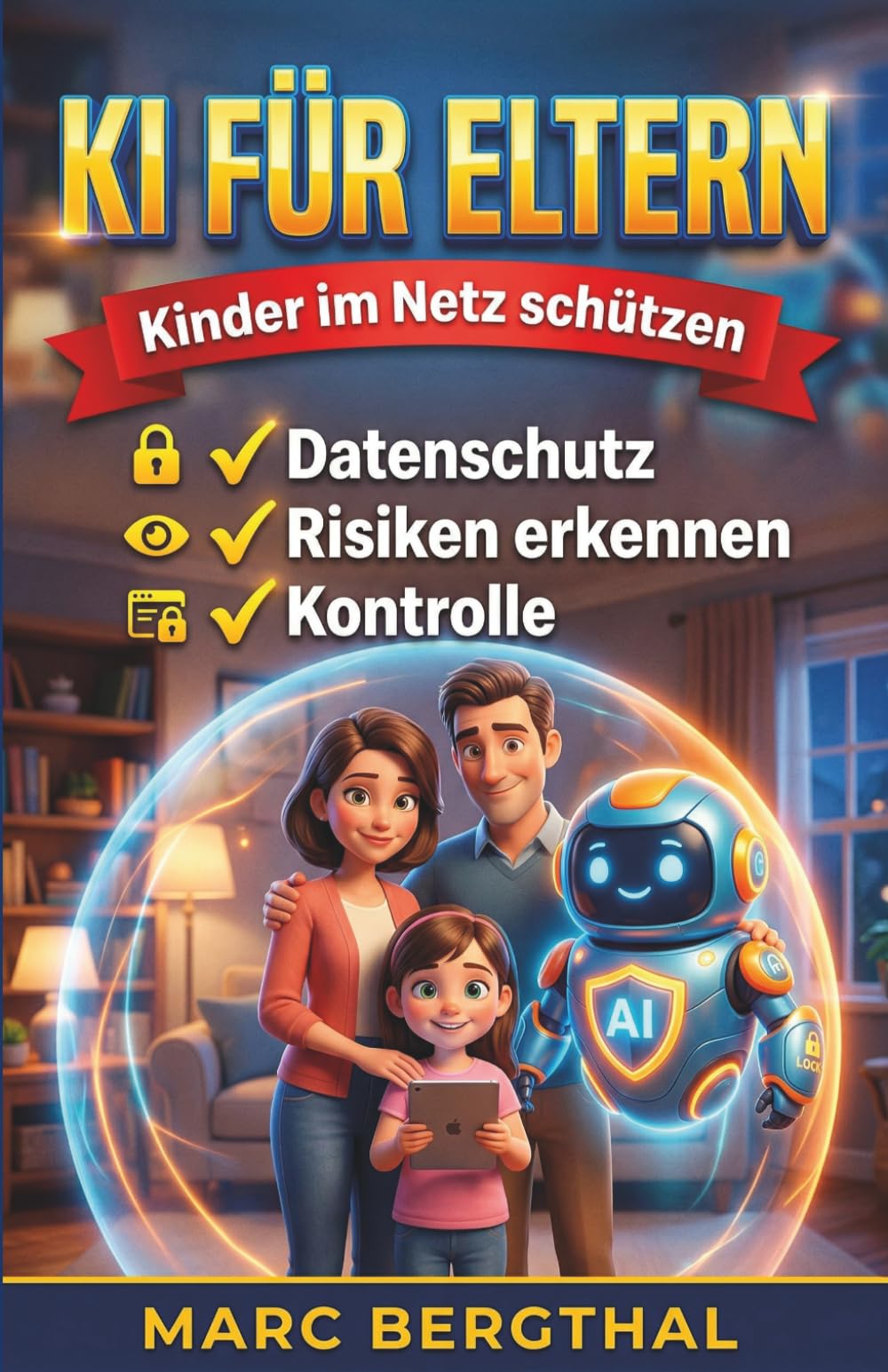 KI für Eltern: Kinder im Netz schützen: Der Ratgeber für Sicherheit, Datenschutz und kompetente Begleitung im digitalen Alltag - Fake News erkennen, Daten schützen und KI clever nutzen
