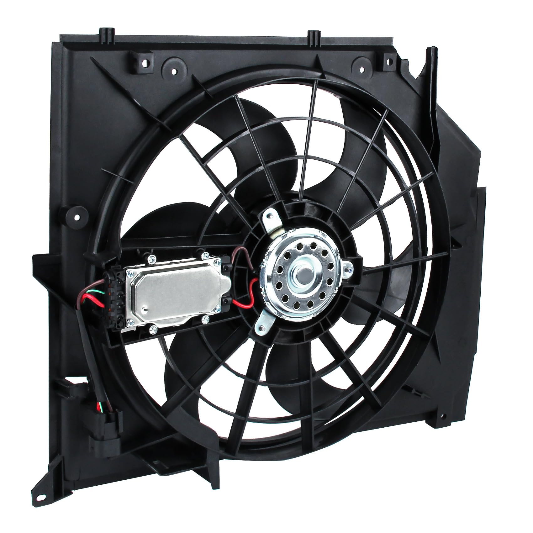 DOCAS Ventilador de refrigeración del motor 17117525508 | compatible para 3er E46 Touring 316i 318d 318i 320i 323i 325i 325xi 328i 330i Cabriolet Coupe 318Ci 320Ci 323Ci 1999-2006