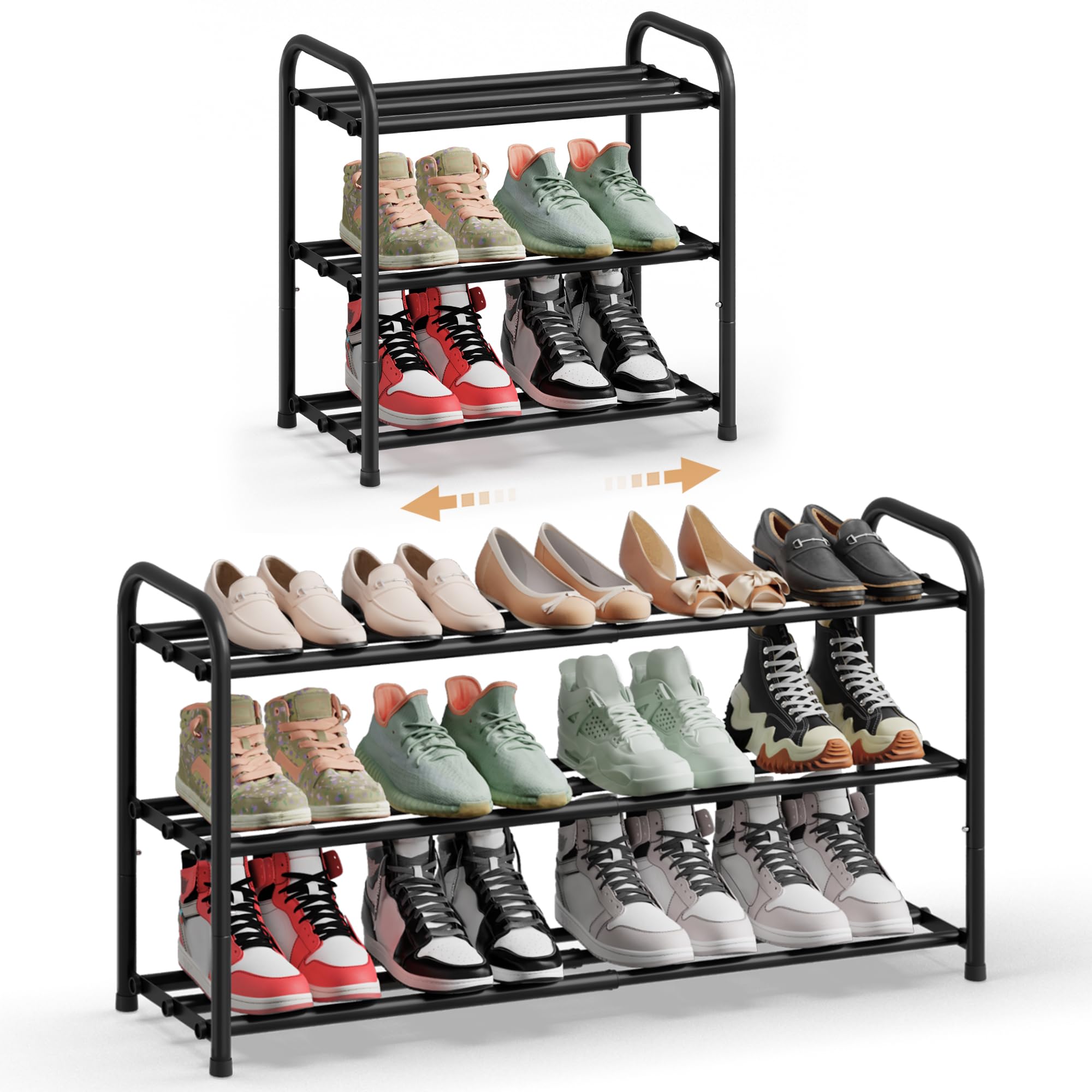 songmics étagère à chaussures extensible
